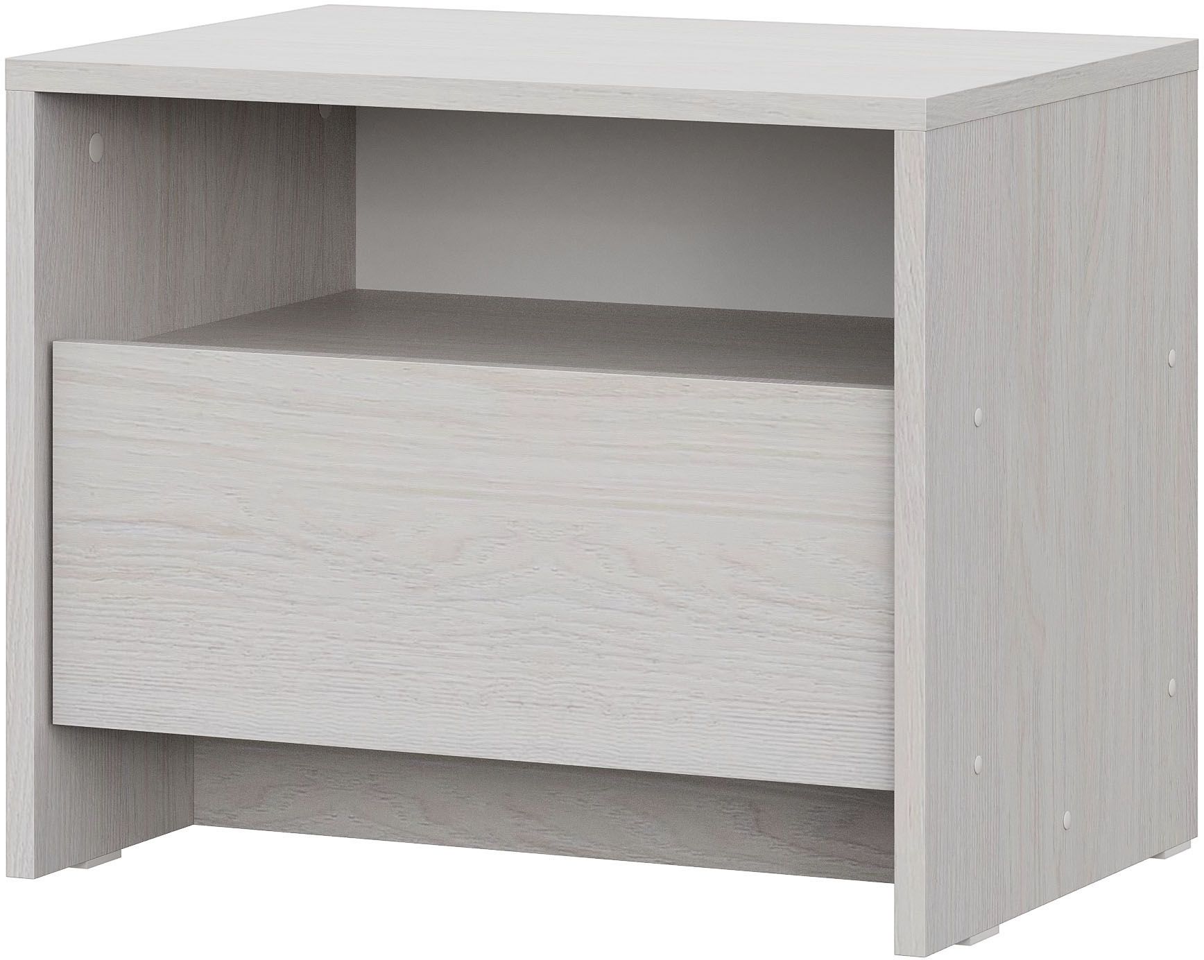 Тумба прикроватная NN Мебель МСП 1 Серия 2 Ясень Анкор светлый - фото