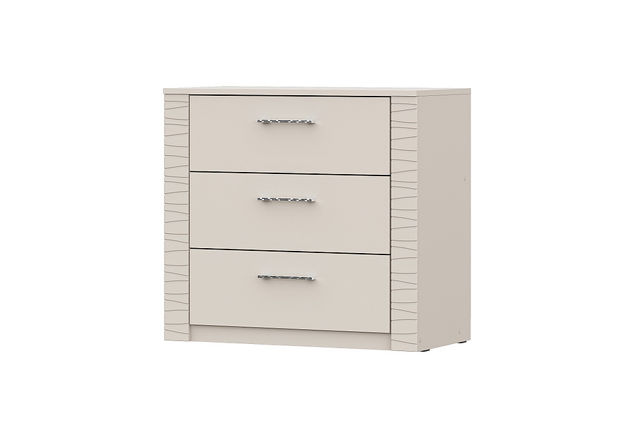 Комод NN Мебель (МС Калипсо К) 3 ящика Меланж - фото