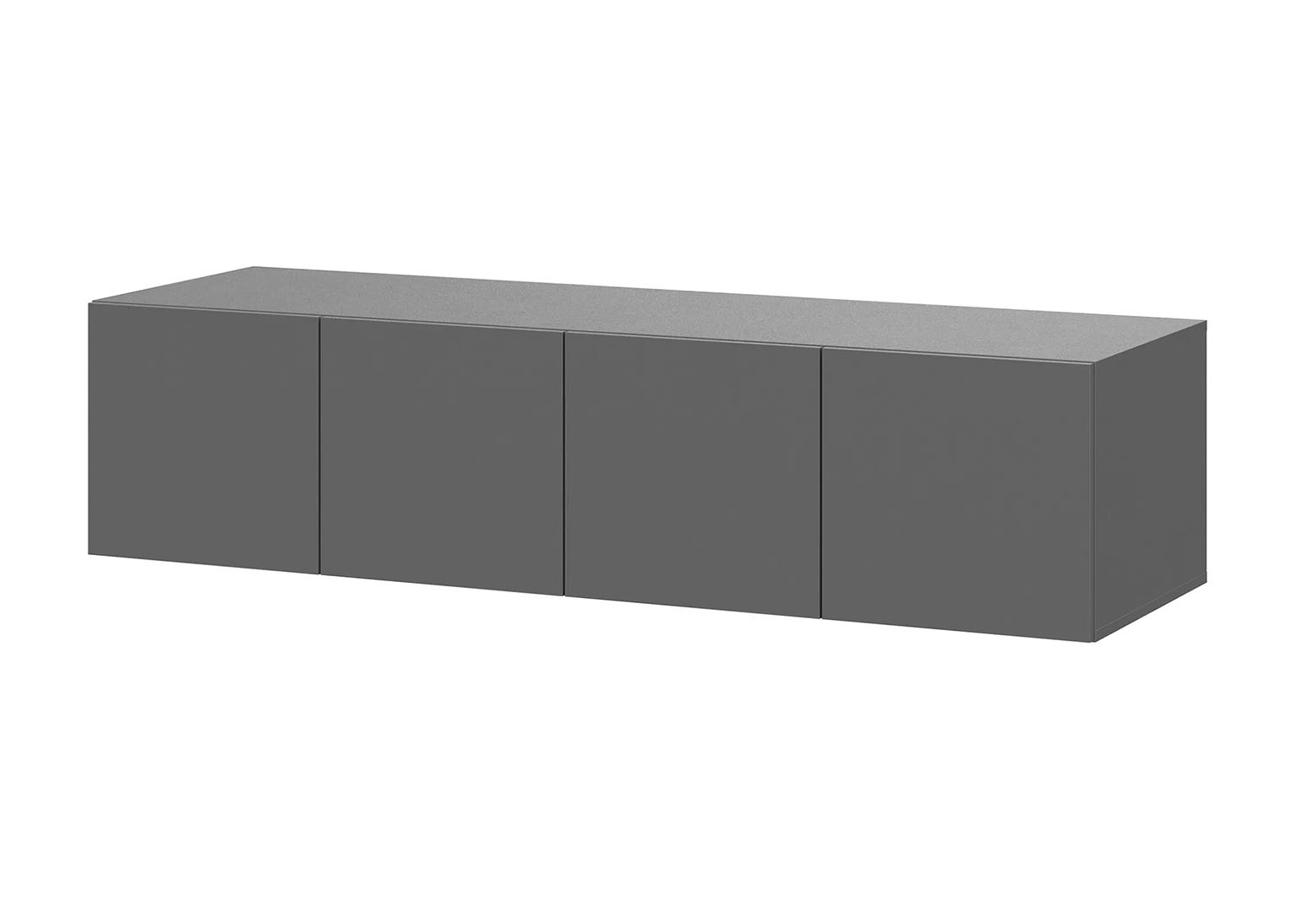 Шкаф NN Мебель ШК 5 (1600) Антресоль Графит серый - фото