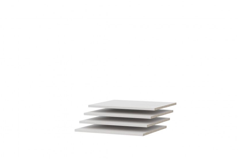 Полки SV-МЕБЕЛЬ (МС Гамма 20 К) Серия №4 Белый (Пенал универсальный) - фото