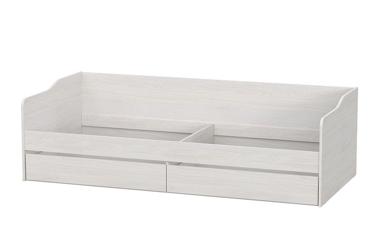 Кровать NN Мебель КР 1 Серия 2 Ясень Анкор светлый 90х200 - фото3