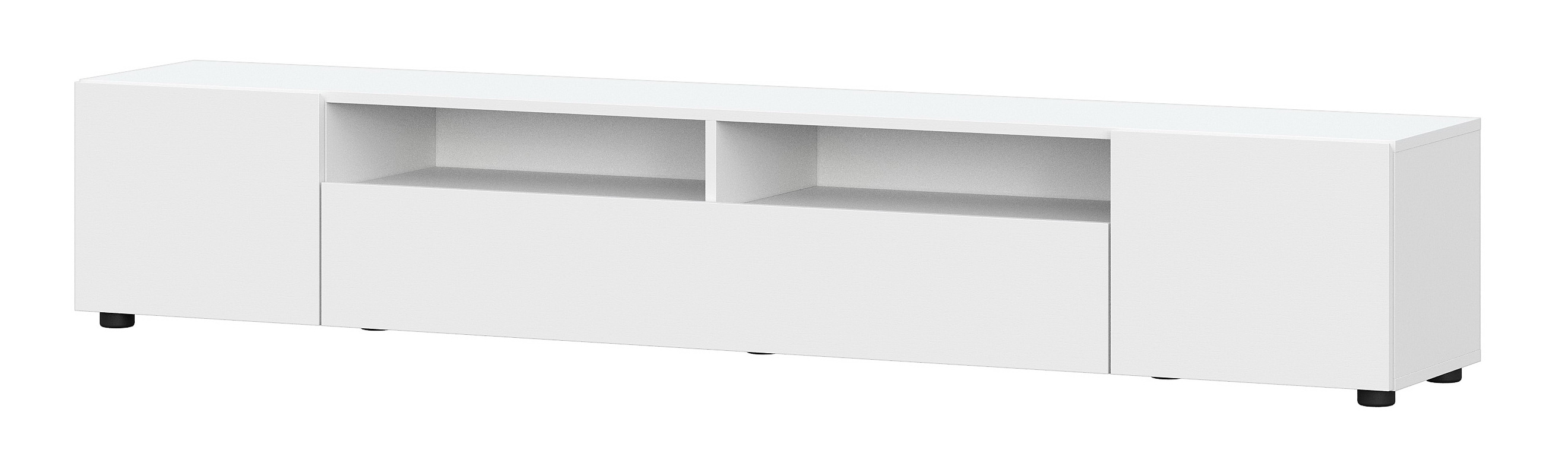 Тумба для ТВ NN Мебель (МС Токио) Белый текстурный - фото