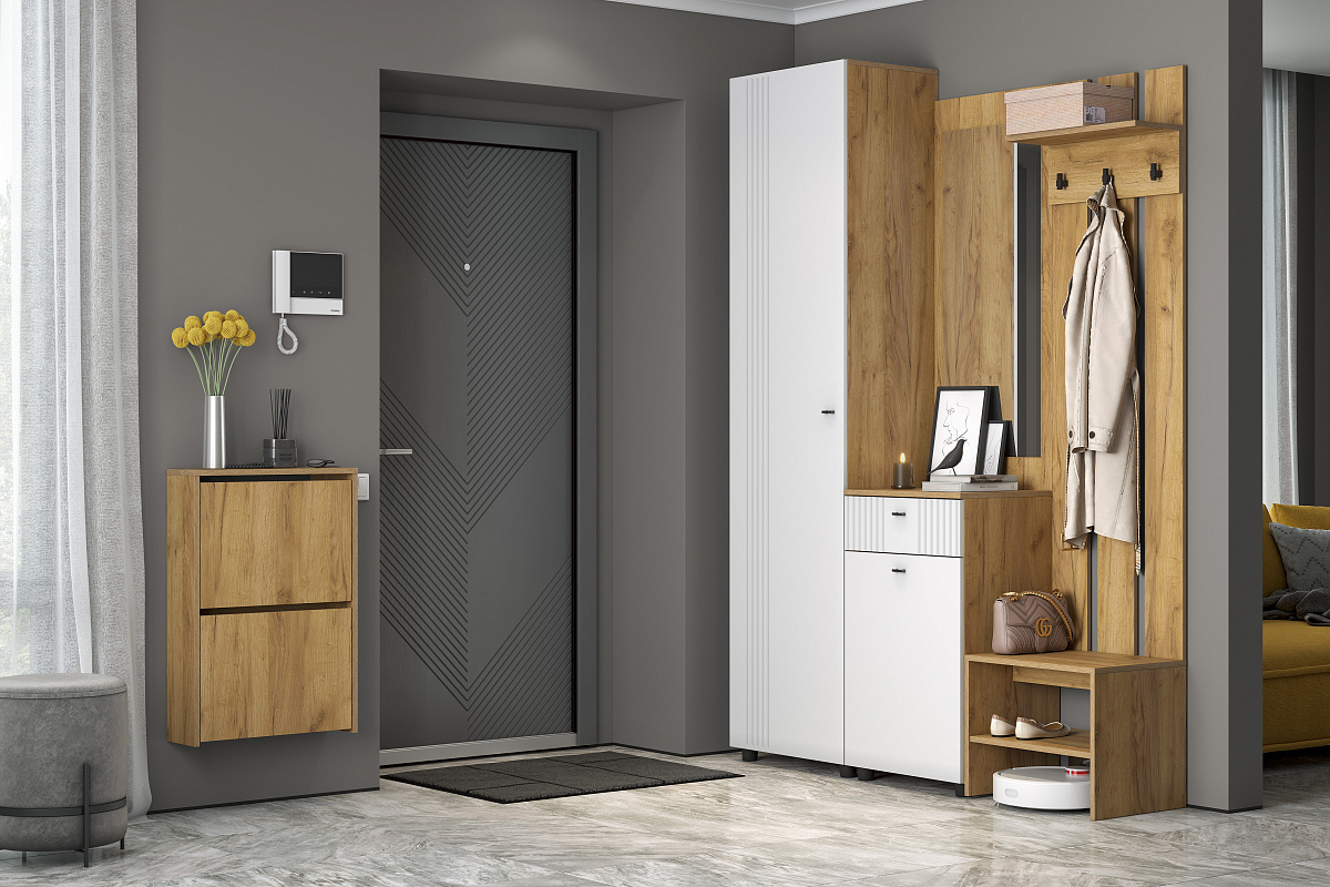 Обувница NN Мебель К ОБ-3 Дуб золотой - фото4