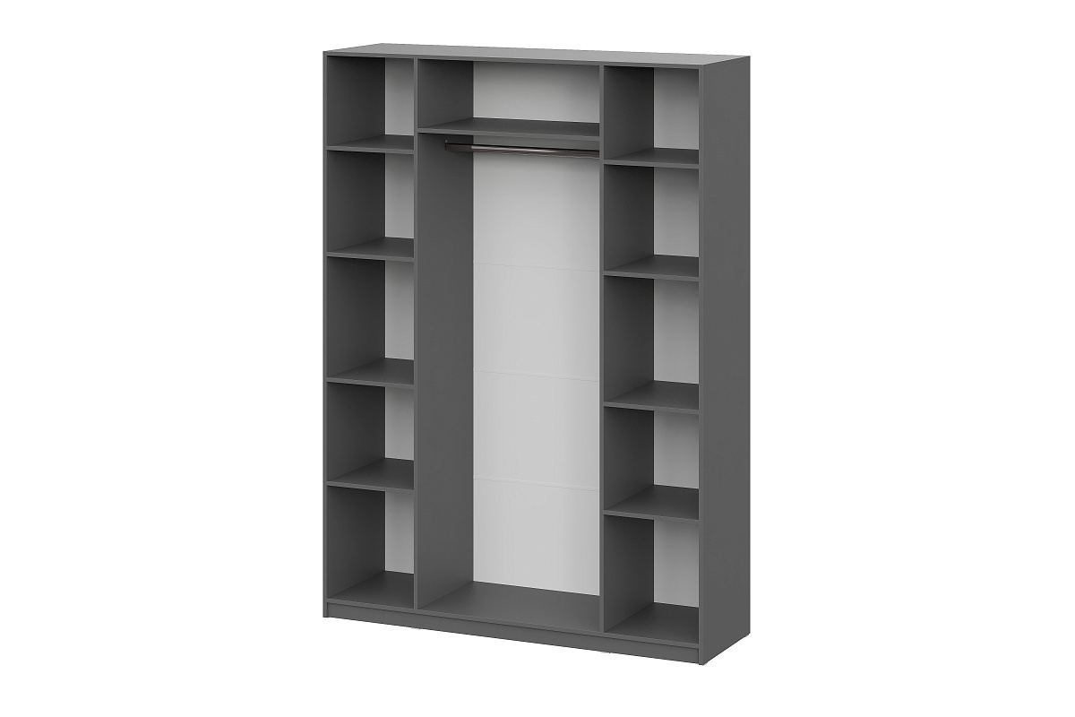 Шкаф NN Мебель ШК 5 (1600) Серия 2 Графит серый - фото2