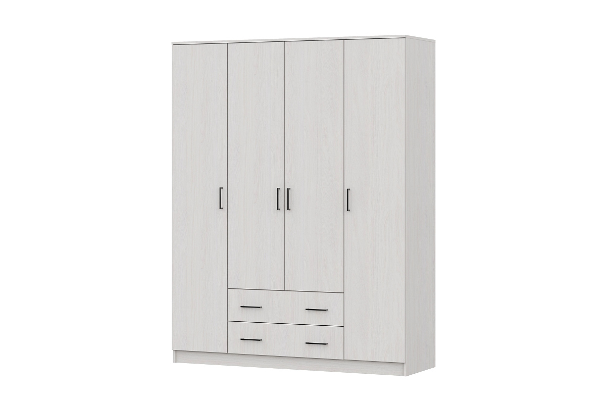 Шкаф NN Мебель ШК 1 (серия 2) Ясень Анкор светлый - фото