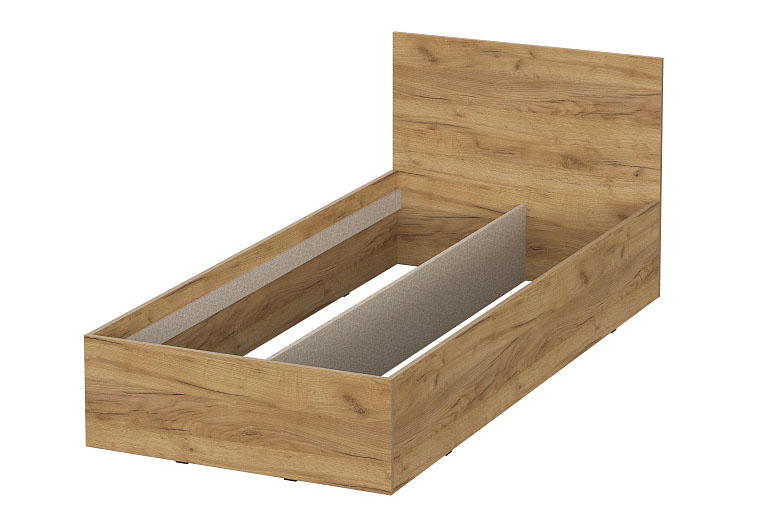 Кровать NN Мебель МСП 1 Дуб золотой 90/200 (серия 2) - фото2