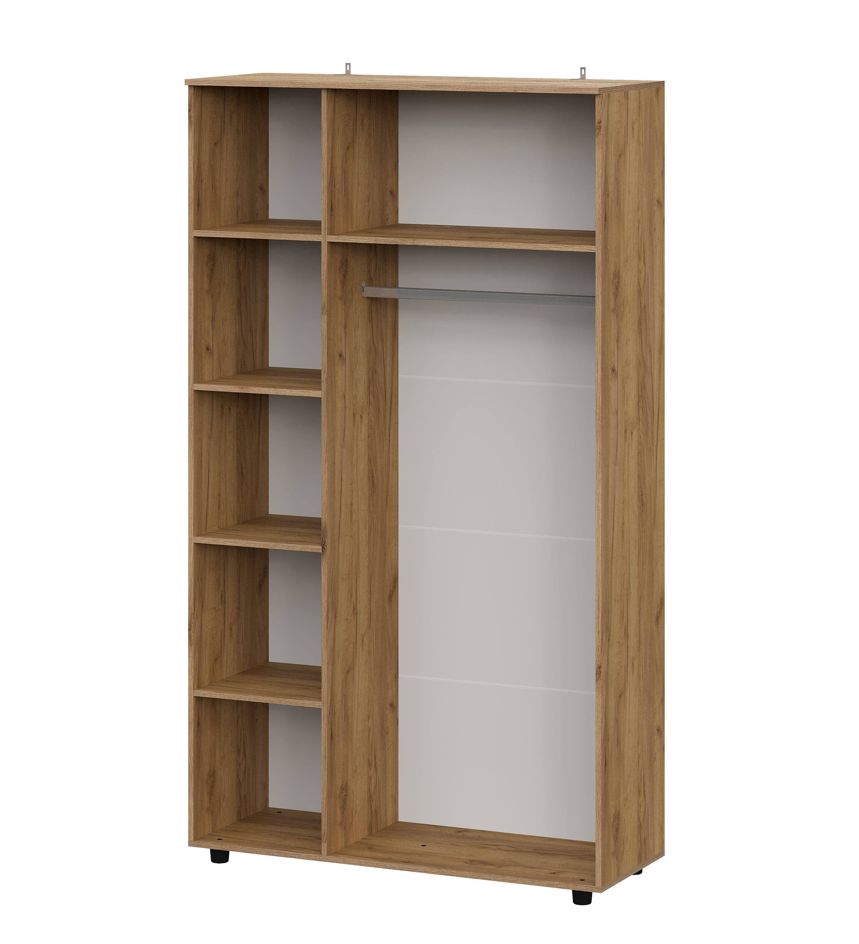 Шкаф NN Мебель (МС Байкал К) Дуб Золотой/Графит, трехстворчатый (SAFE) - фото2