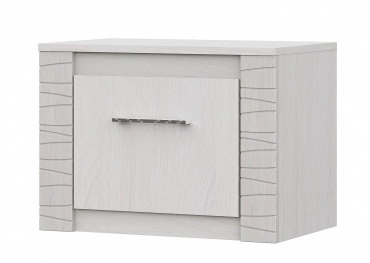 Тумба прикроватная SV-МЕБЕЛЬ (МС Гамма 20 К) Серия №4 Ясень анкор светлый / Сандал светлый - фото