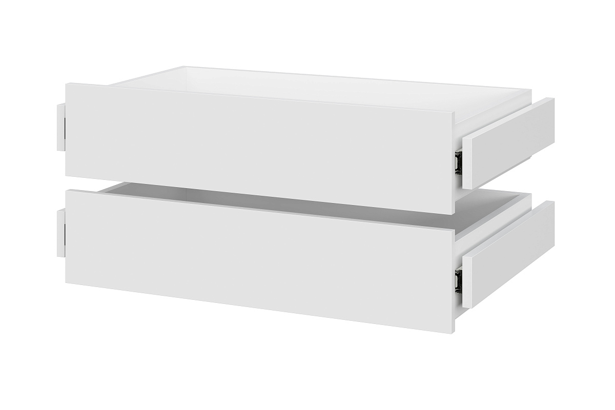 Ящик NN Мебель для ШК 5 Белый текстурный (комплект) - фото