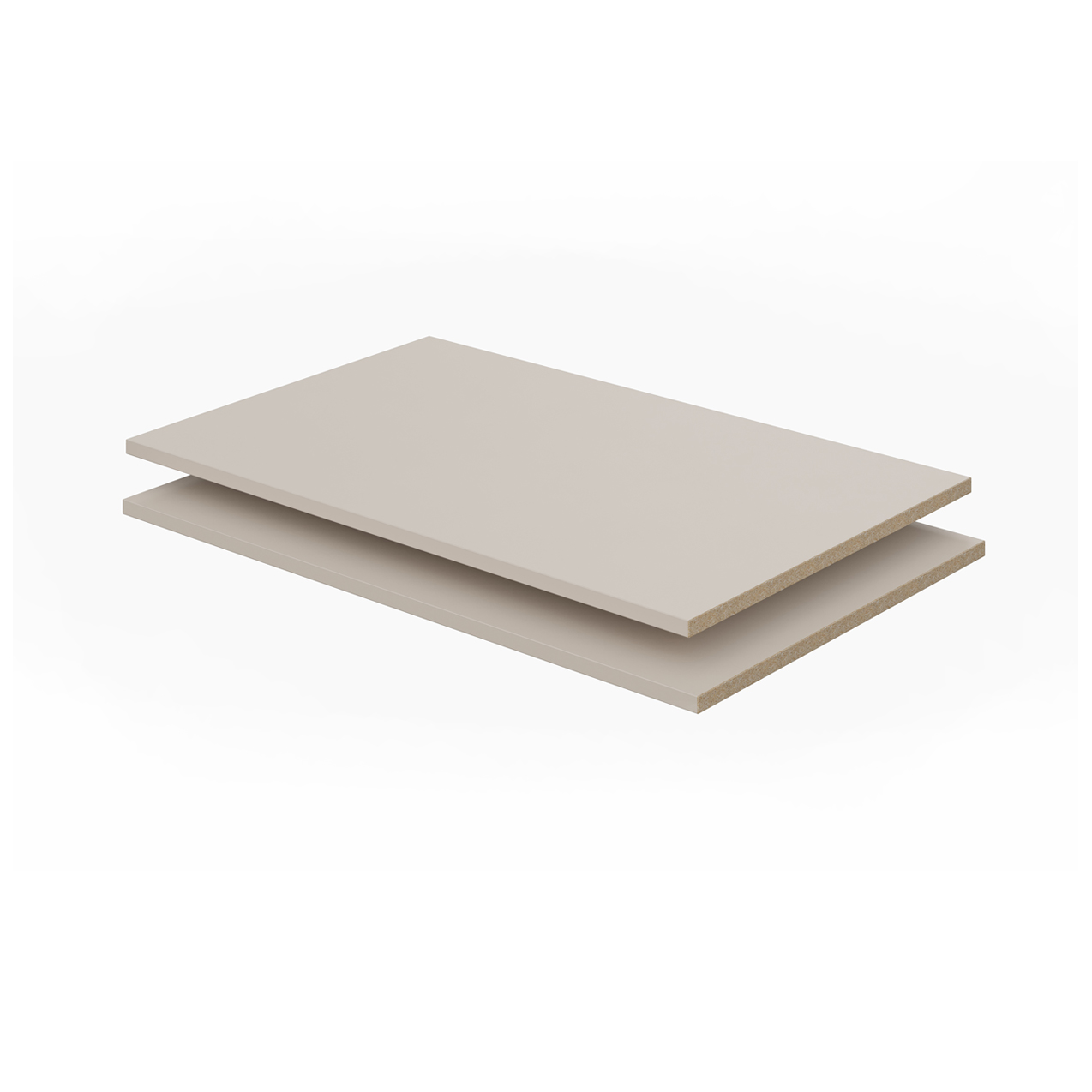 Полки NN Мебель для ШК 5 Меланж (2 шт. в комплекте) - фото