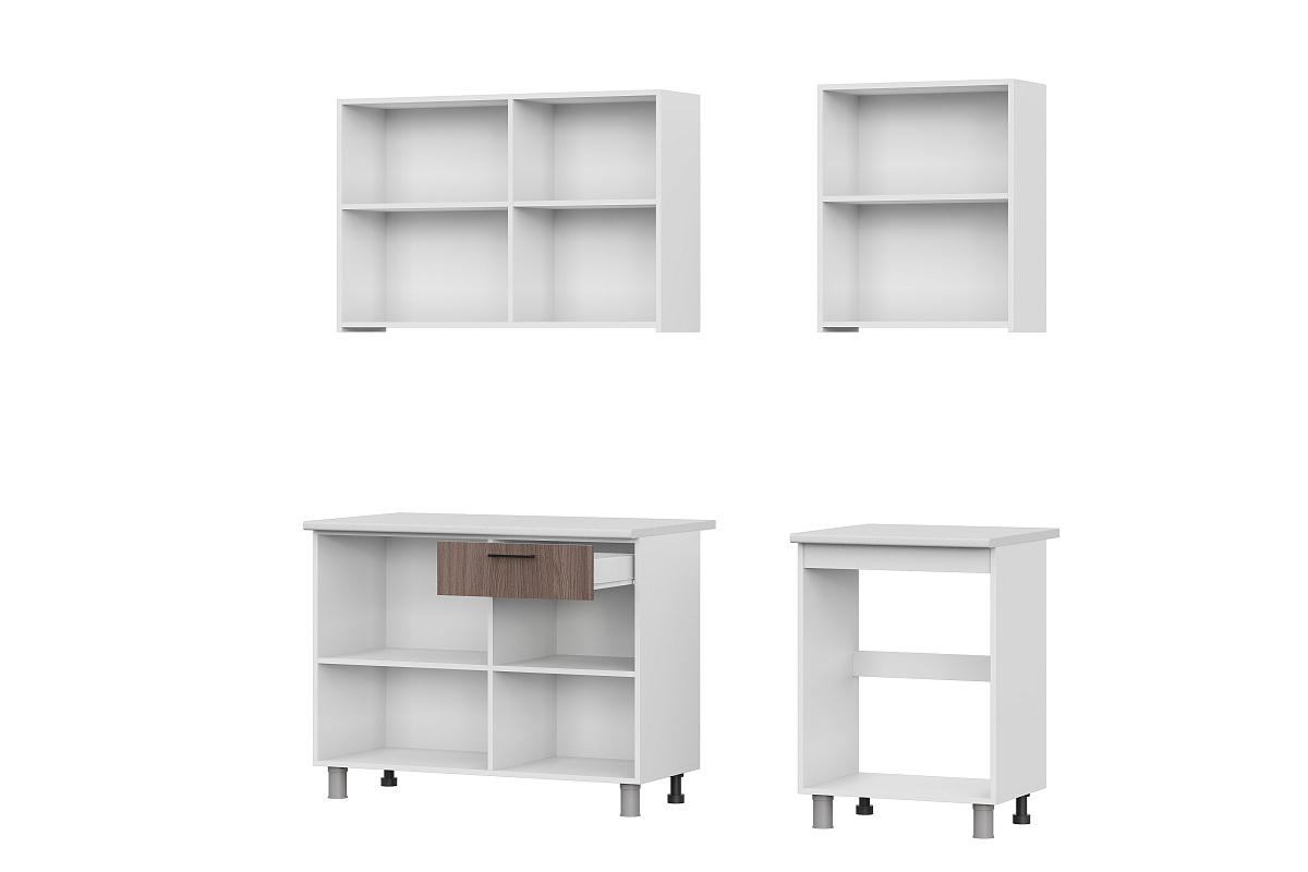 Кухонный гарнитур SV-МЕБЕЛЬ "Розалия" Серия2 (1,7 м) Ясень Шимо св./Ясень Шимо т./столешница Антарес - фото4