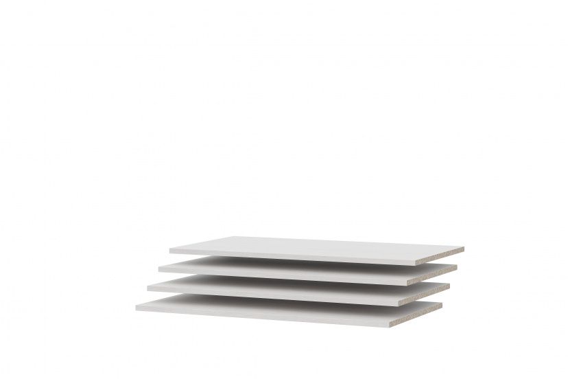 Полки SV-МЕБЕЛЬ (МС Гамма 20 К) Серия №4 Белый (Шкаф универсальный 4 ств.) - фото