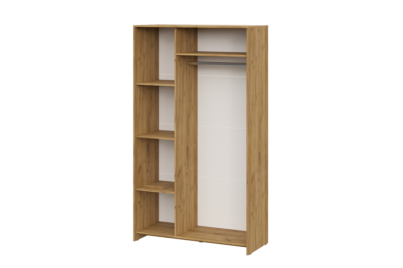 Шкаф трехстворчатый NN Мебель (МС Дольче К) Дуб Золотой/Белый - фото3