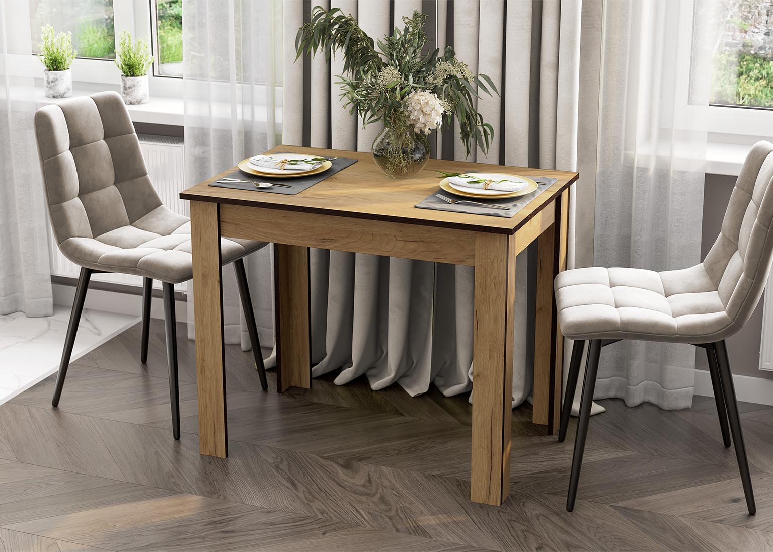 Стол обеденный NN Мебель СО 1 Дуб золотой - фото3