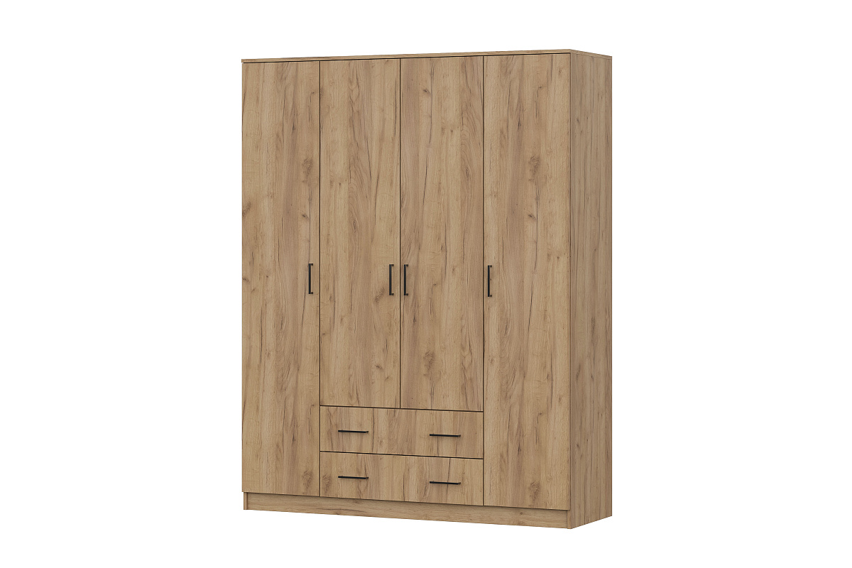 Шкаф NN Мебель ШК 1 (Серия 2) Дуб золотой - фото