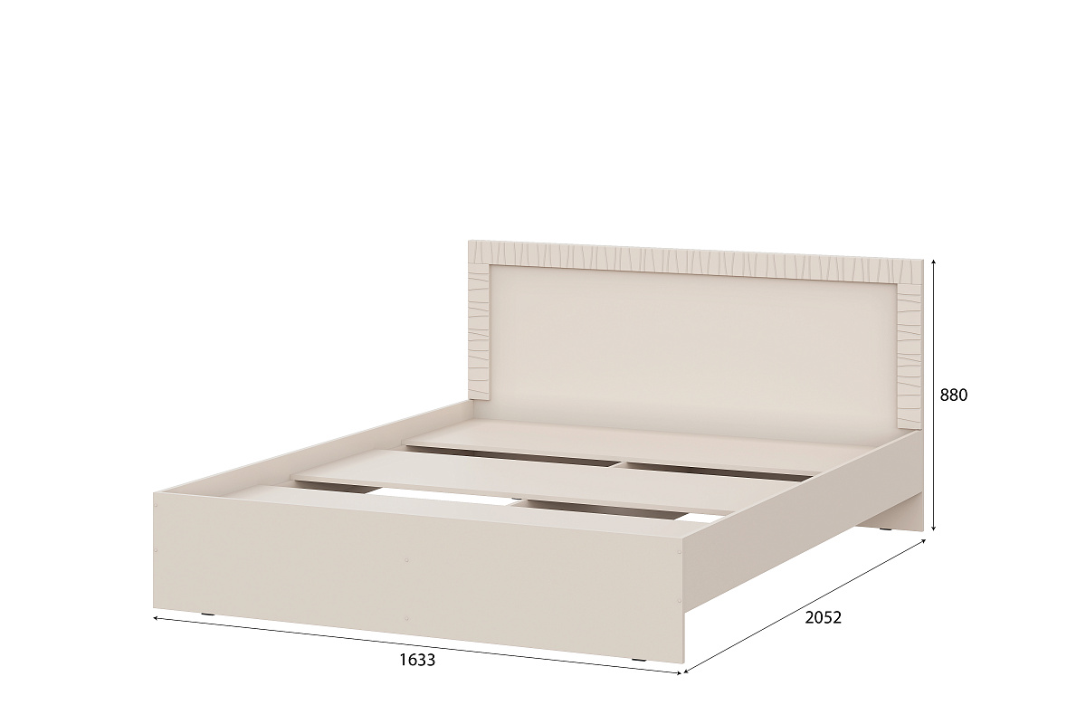 Кровать NN Мебель (МС Калипсо К) Меланж, 160/200 - фото2