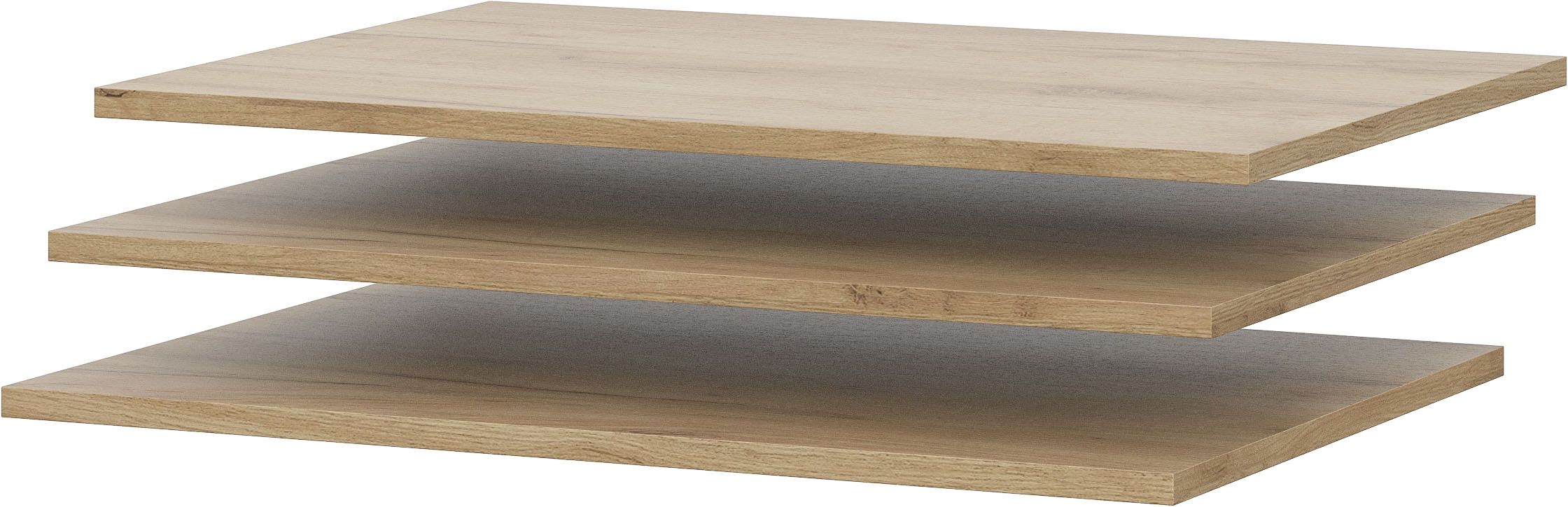 Полки NN Мебель МСП 1 для шкафа двухстворчатого Дуб золотой - фото