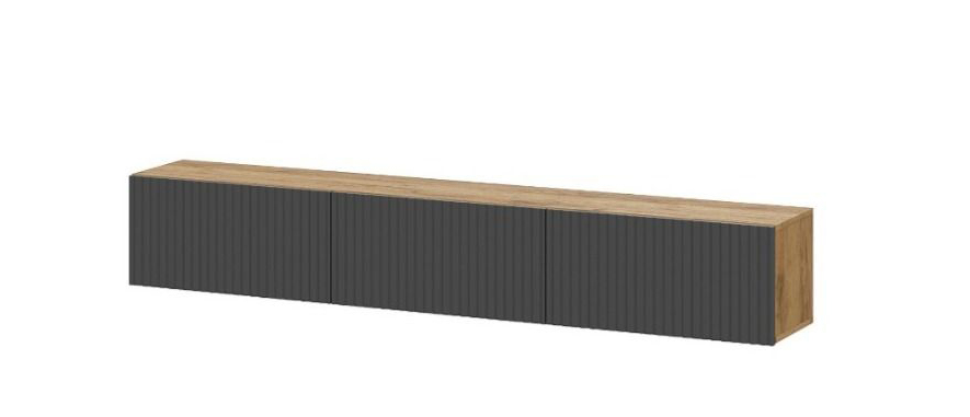 Тумба NN Мебель (МС Байкал К) Дуб Золотой/Графит - фото