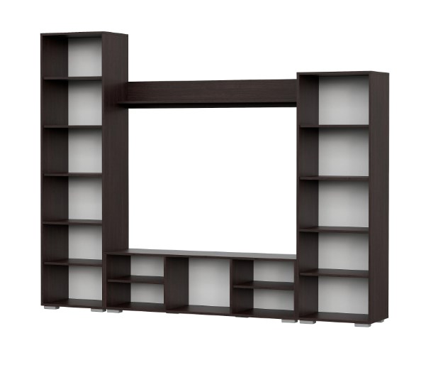 Мебель для гостиной К NN Мебель МГС 6 Венге/Белый глянец - фото3