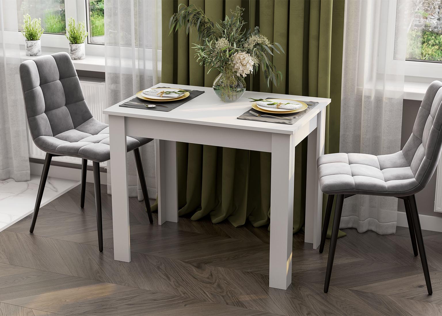 Стол обеденный NN Мебель СО 1 Белый - фото2