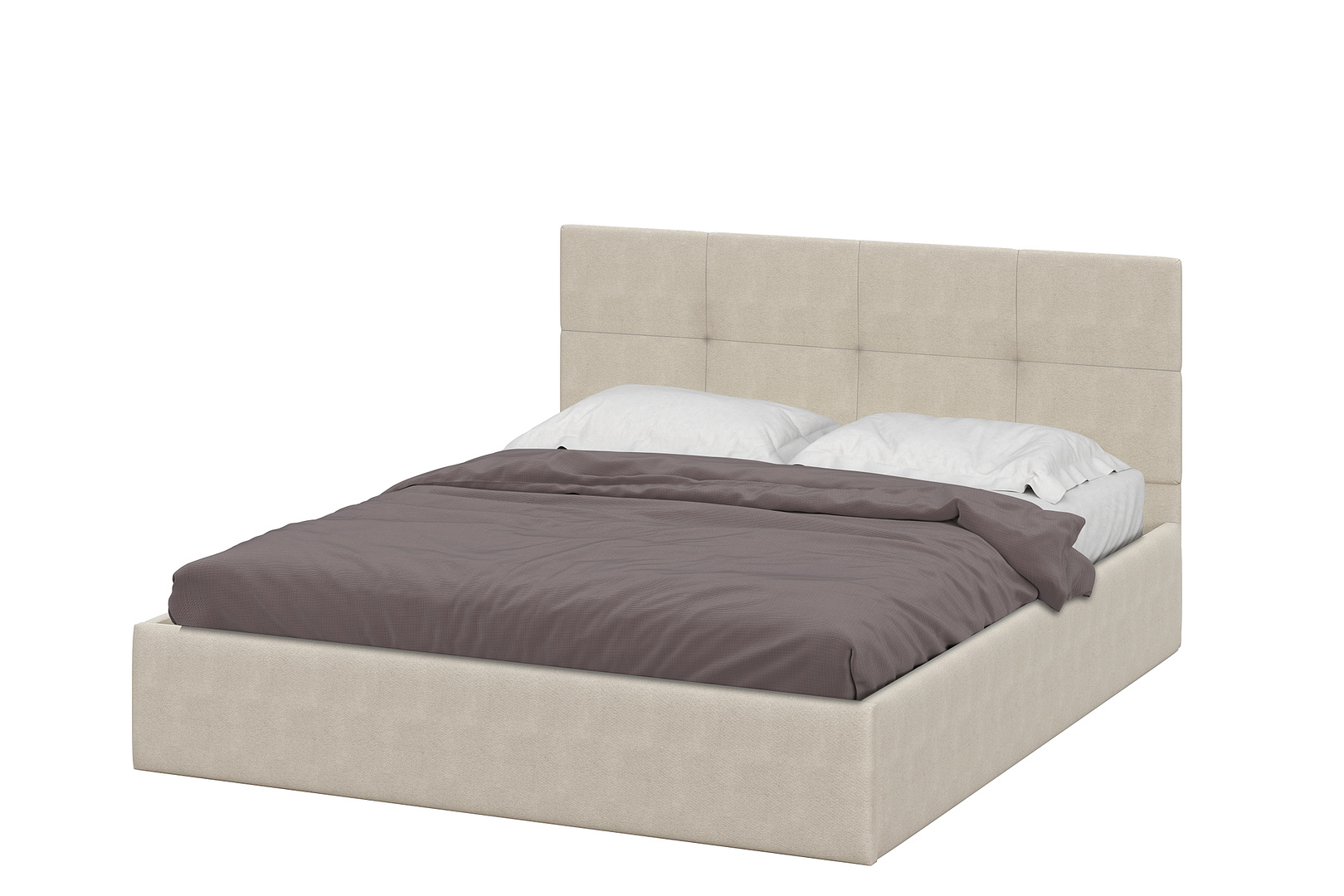 Кровать NN Мебель К №4 Бежевый, 160/200 - фото