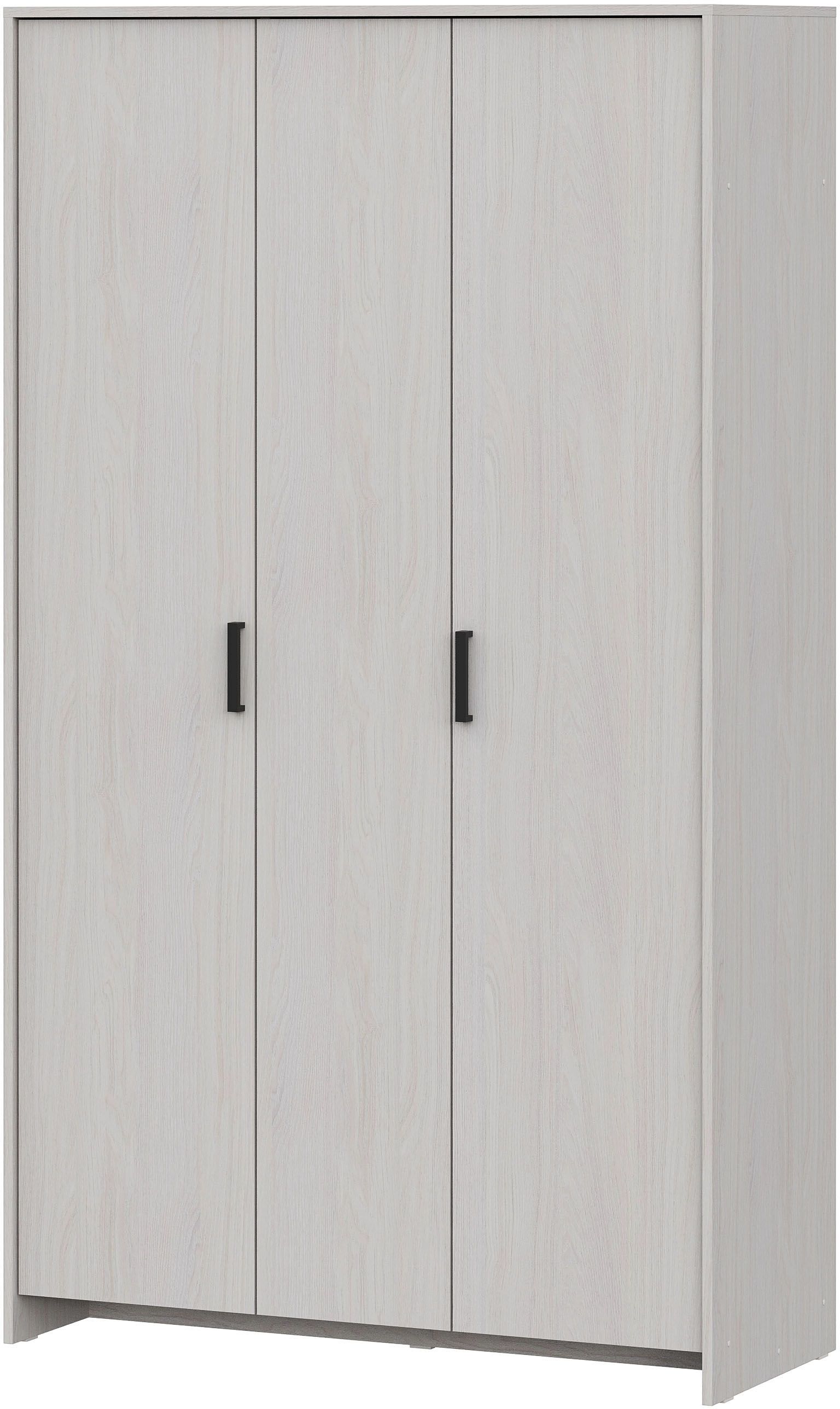 Шкаф NN Мебель МСП 1 Ясень Анкор светлый/Ясень Анкор светлый, трехстворчатый - фото