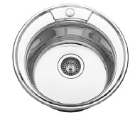 Мойка WW 490-P 0.6/160 круглая (по центру) - фото