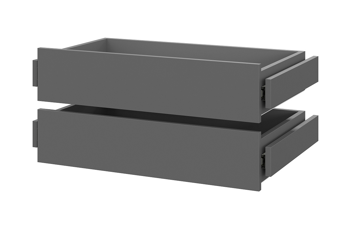 Ящик NN Мебель для ШК 5 Графит серый (комплект) - фото