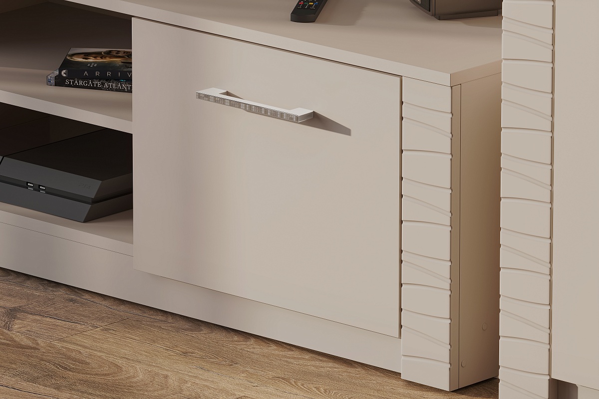 Тумба для ТВ NN Мебель (МС Калипсо К) (1600) Меланж - фото3