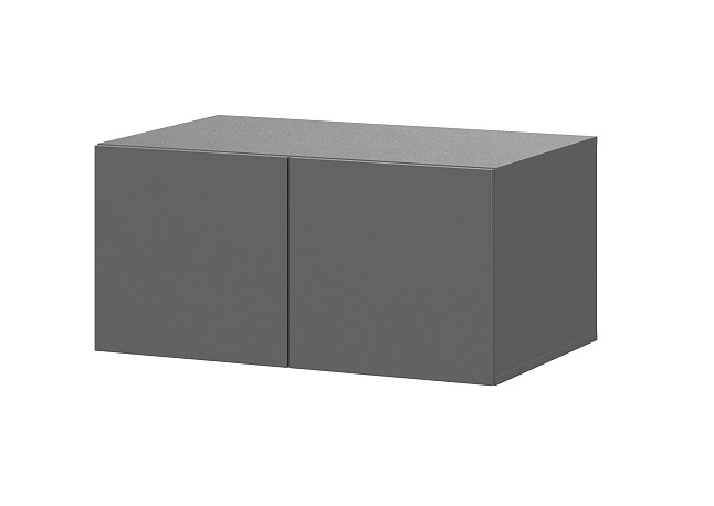 Шкаф NN Мебель ШК 5 (800) Антресоль Графит серый - фото