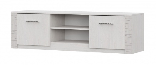 Тумба для ТВ SV-МЕБЕЛЬ (МС Гамма 20 К) (1600) Серия №4 Ясень анкор светлый/Сандал светл - фото