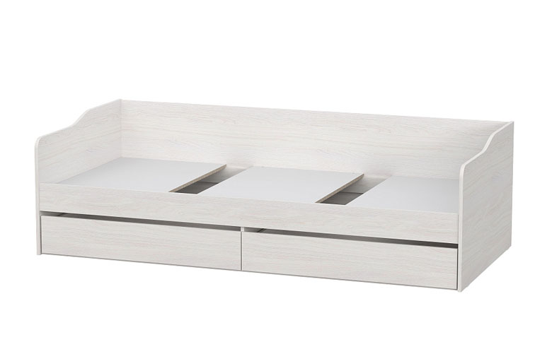 Кровать NN Мебель КР 1 Серия 2 Ясень Анкор светлый 90х200 - фото4